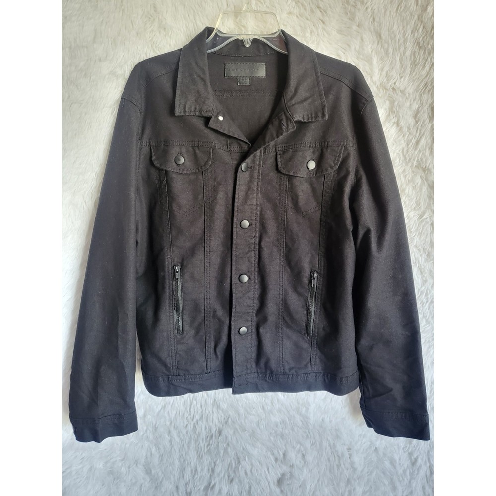 Triumph Over Tragedy Jacket Women's Size Large Black Moto Trucker